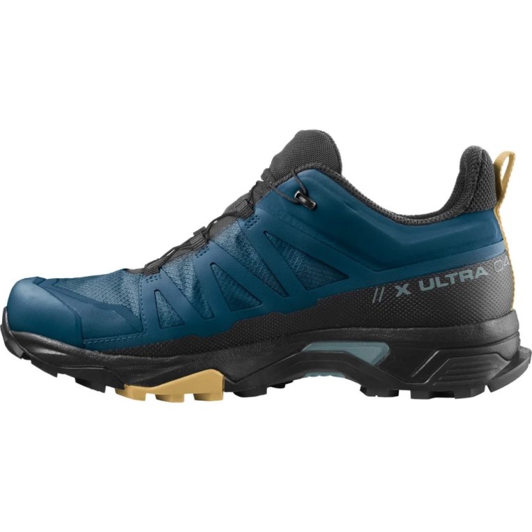 Blue / Black Salomon X Ultra 4 GTX Men's Hiking Shoes | IE ES1398